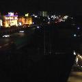 露天風呂からの眺め：夜の東名とホテル街